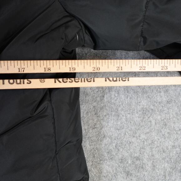 Cole Haan Coat Womens Medium Down Puffer Asymmetrical Zip Hooded Long Jacket - Picture 11 of 12